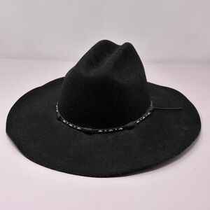 Resistol XX Premium Wool Self-Conforming Cowboy Hat Men’s 58 — 7 1/4 Black USA